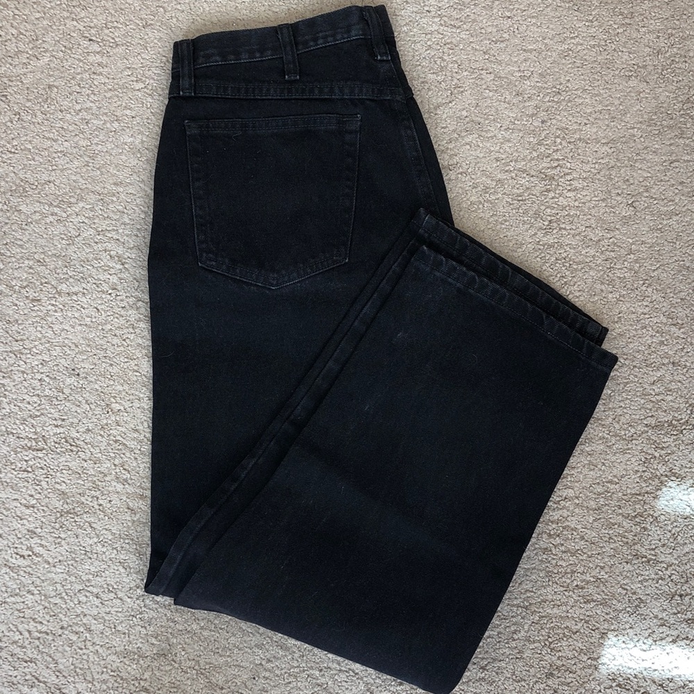 Wrangler Men’s Black Straight Jeans - Picture 5 of 7